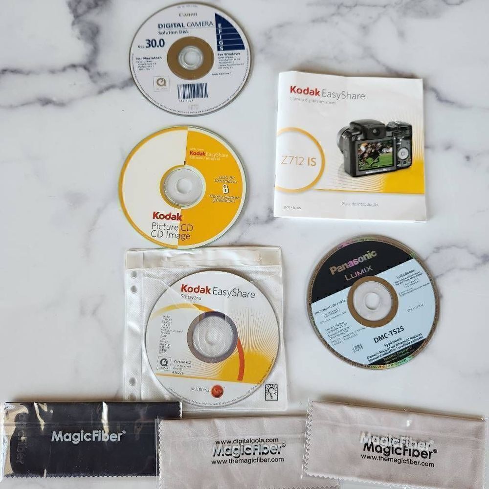 Kodak Easy Share software CD bundle camera solution disc Panasonic Lumix version